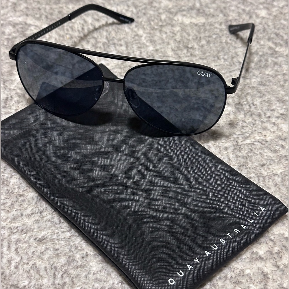 Quay Australia Black Sunglasses